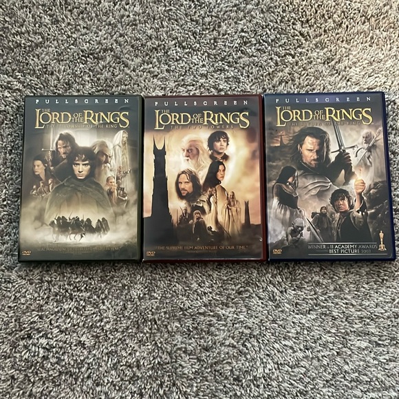 Lord of the Rings Fullscreen DVD Set - Picture 1 of 10